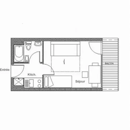 Aravis - Fonctionnel - Centre Station - Balcon Mae-3334 Apartment *